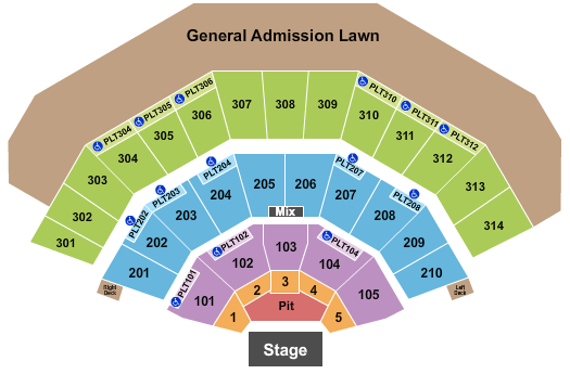 American Family Insurance Amphitheater Jelly Roll Seating Chart
